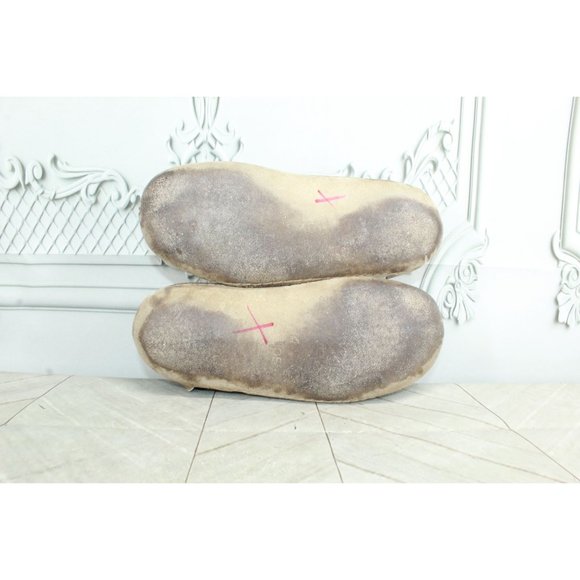 Glerups Charcoal Wool Indoor Leather Sole Slippers Shoe Size 8 - Picture 8 of 8